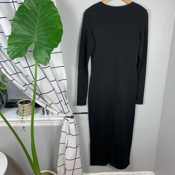 & Other Stories Stockholm Atelier Maxi Dress Black - Picture 3 of 5